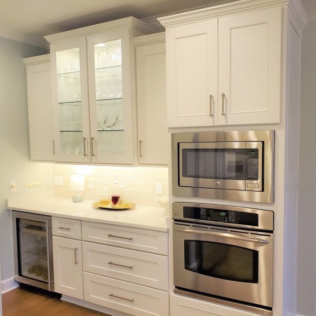 White Wooden Kitchen Cabinet